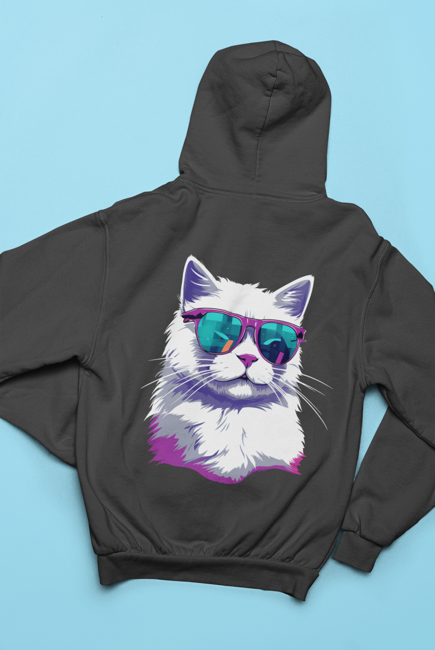 Techy Cat Shades Hoodie