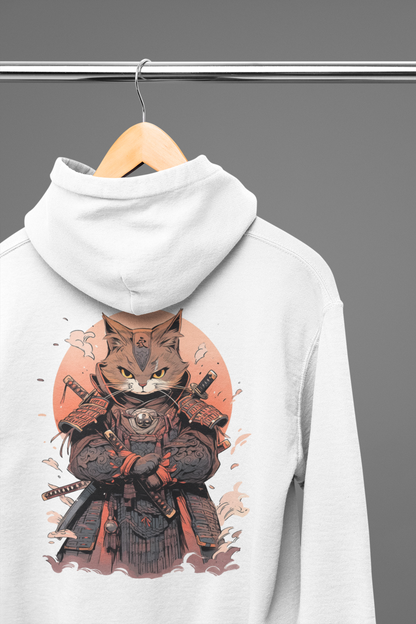 Black Cat Samurai Hoodie: Embrace the Feline Warrior Spirit!