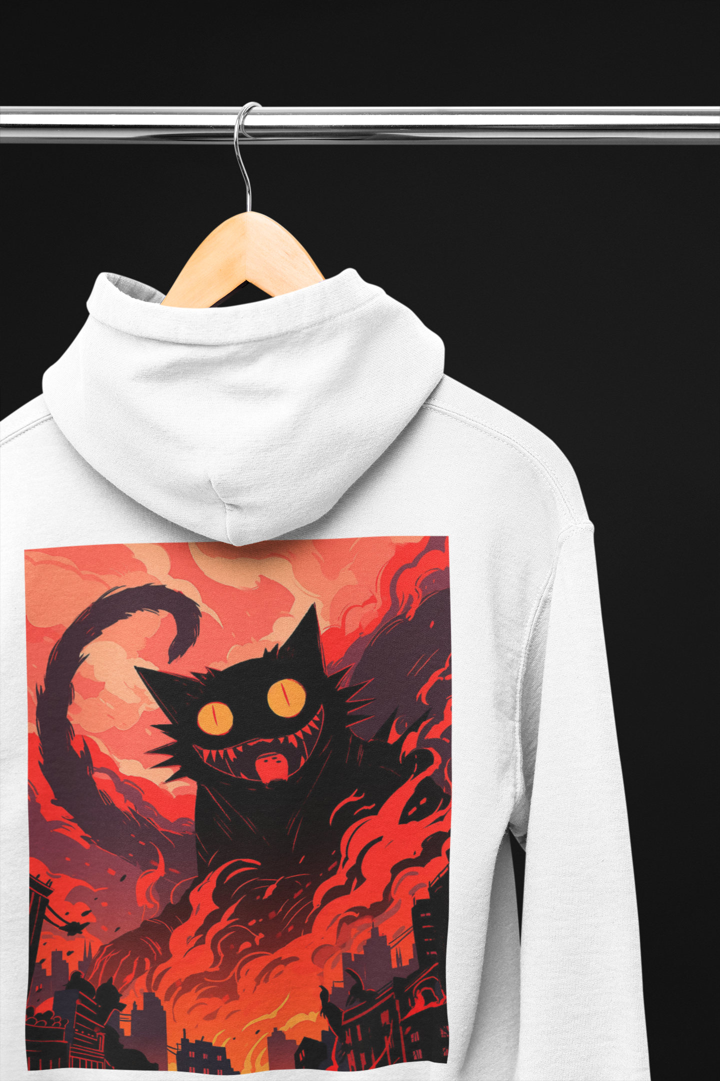 Smiling Catzilla Havoc Hoodie