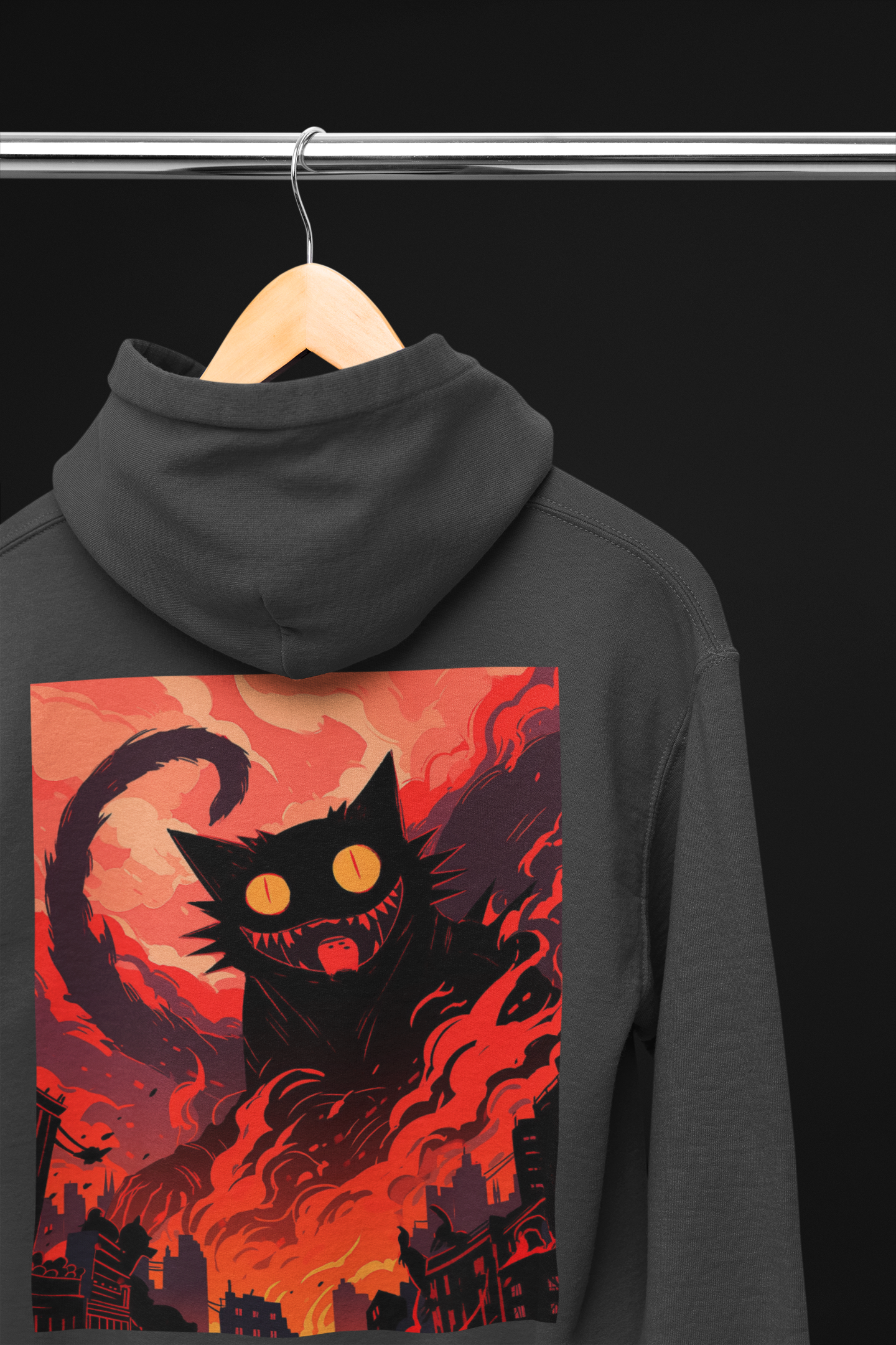 Smiling Catzilla Havoc Hoodie