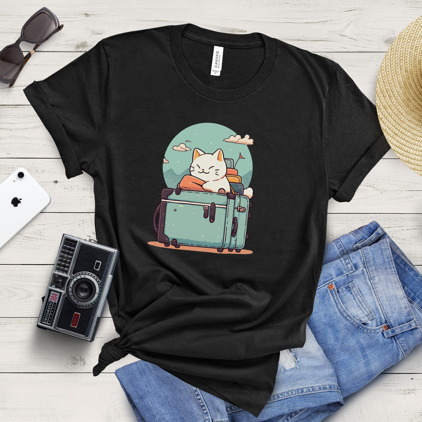 Travel Companion Cat Tee