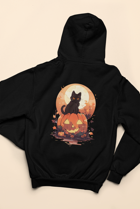 Halloween Night Cat Hoodie