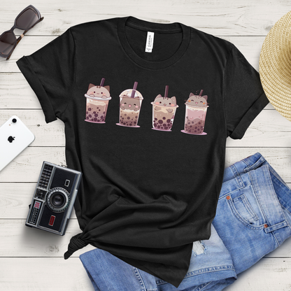 Boba Cat Party T-Shirt