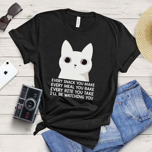 I'll Be Watching You Cat T-Shirt