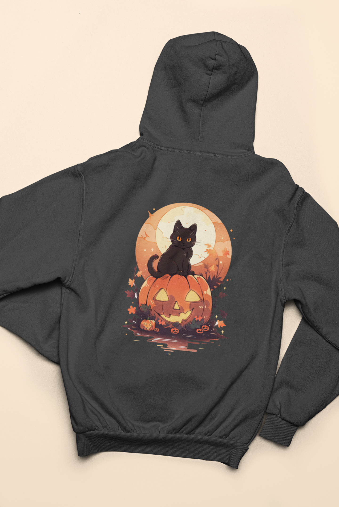 Halloween Night Cat Hoodie