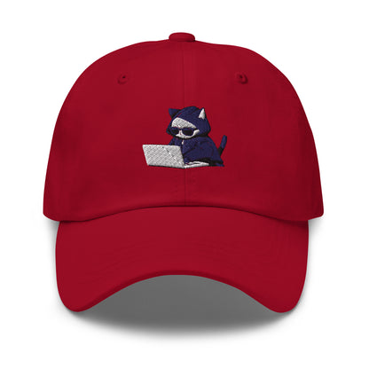 Cool Cat Hacker Dad Hat