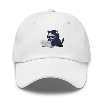 Cool Cat Hacker Dad Hat