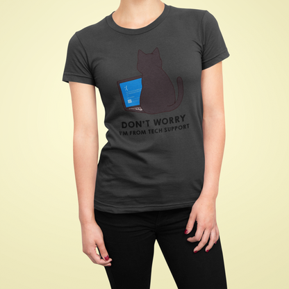 CatStrike Blue Screen Women's Slim Fit Tee