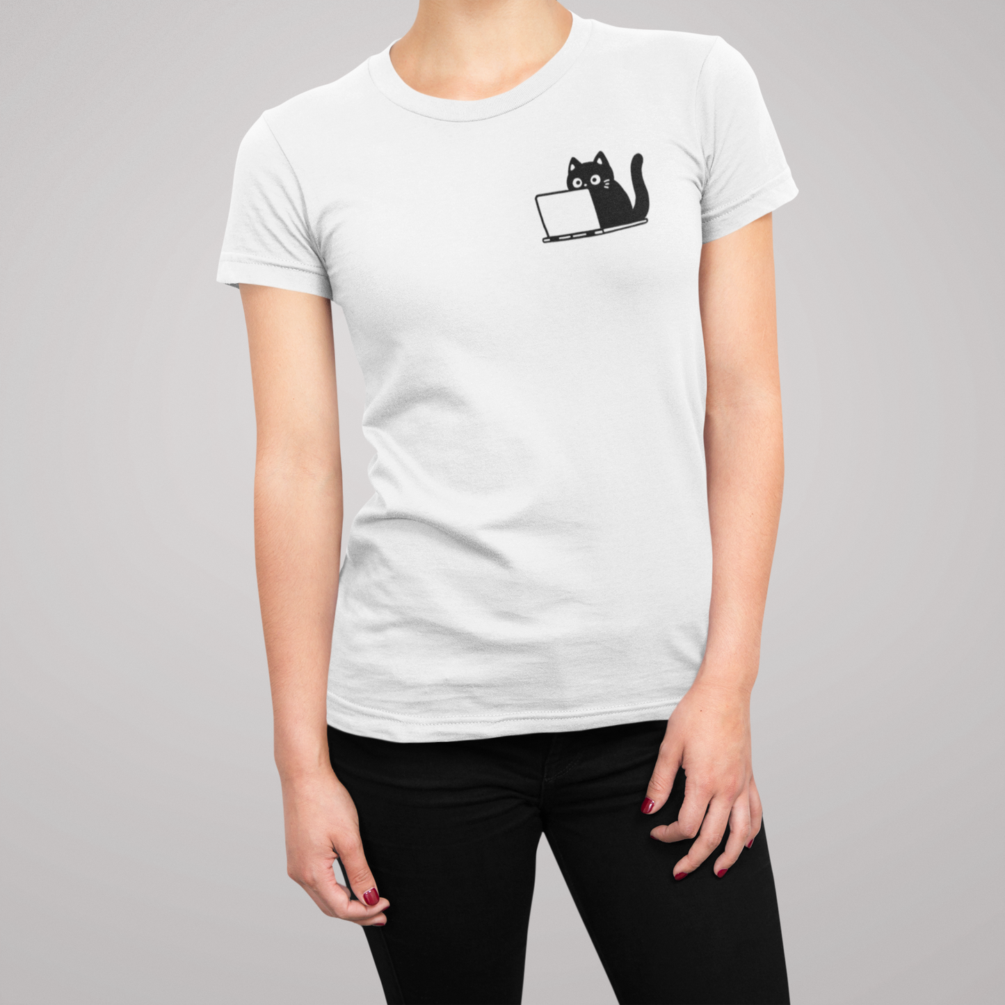 The Coding Cat Women's Slim Fit Tee