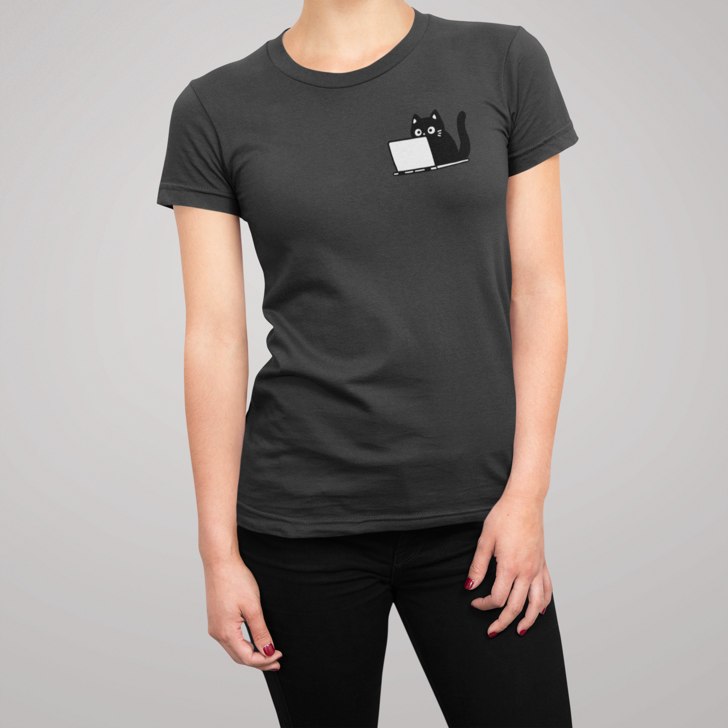 The Coding Cat Women's Slim Fit Tee