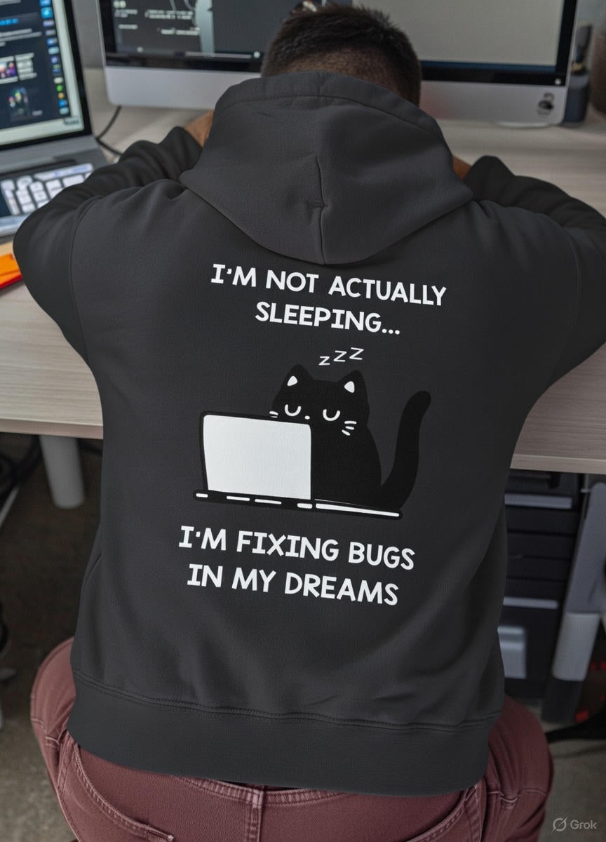 I'm Fixing Bugs in My Dreams Hoodie