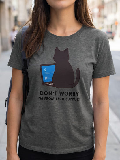 CatStrike Blue Screen T-Shirt
