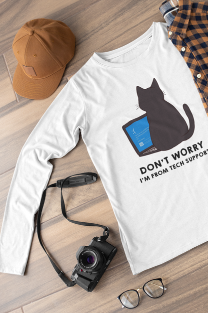 CatStrike Blue Screen Long Sleeve Tee