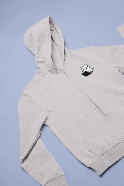 Purrgramming Cat Zip Hoodie