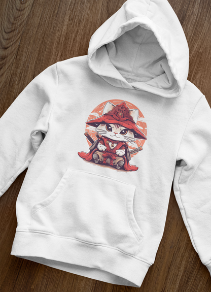 Katana Kitty: The Samurai Cat Hoodie