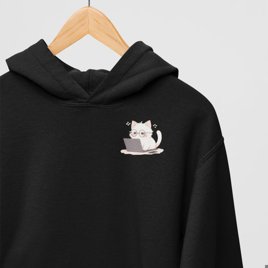 Nerd Neko Cat Hoodie