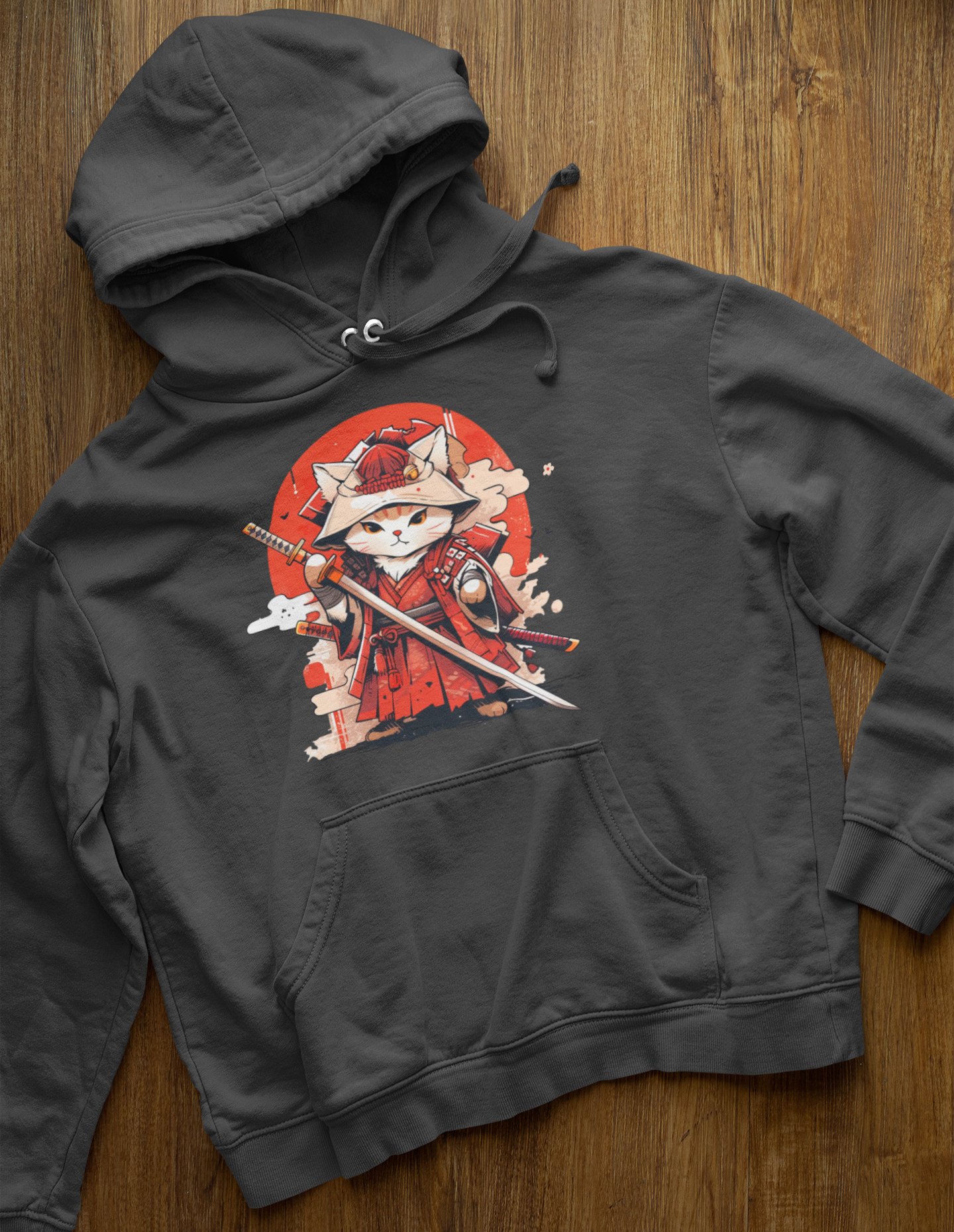 The Legendary Samurai Cat Hoodie