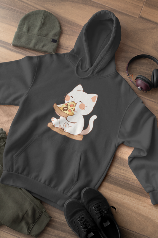 Cat Pizza Lover Hoodie