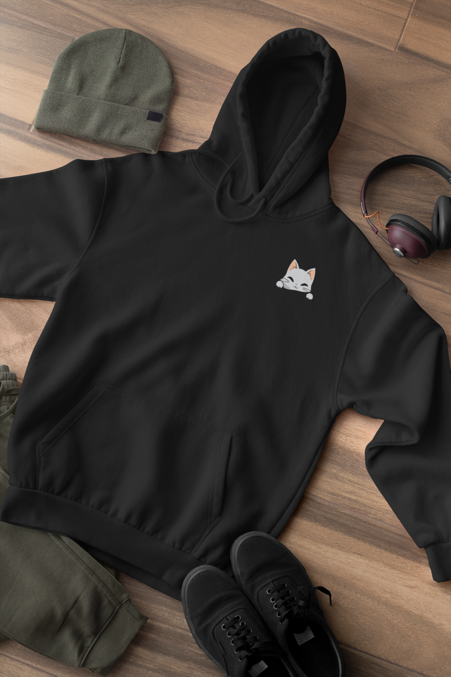 Neko Pocket Hoodie