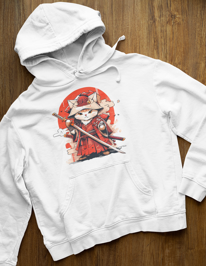 The Legendary Samurai Cat Hoodie