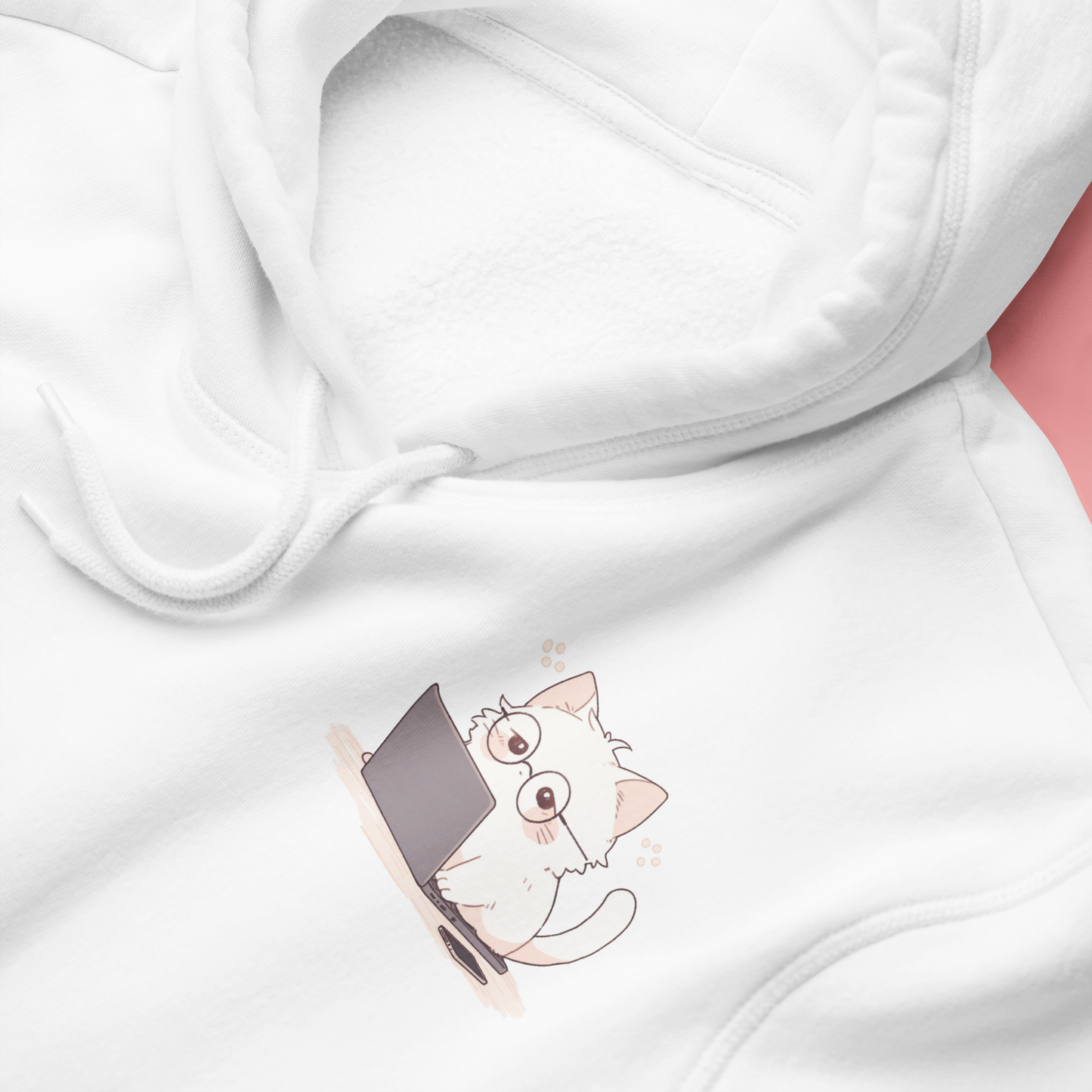Nerd Neko Cat Hoodie