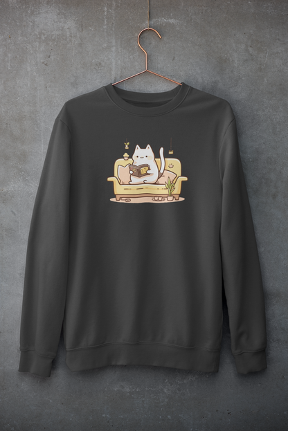 Bookworm Kitty Sweatshirt