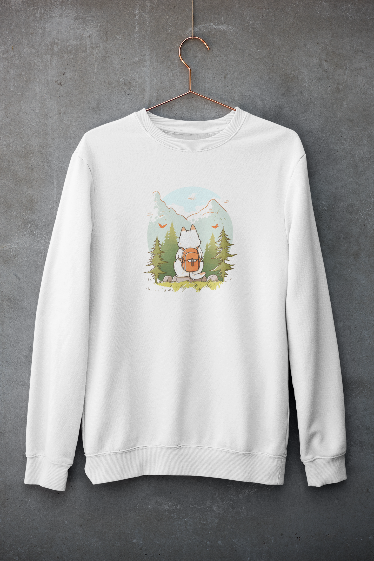 Adventurous Cat Sweatshirt