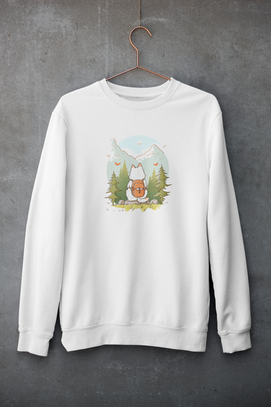 Adventurous Cat Sweatshirt
