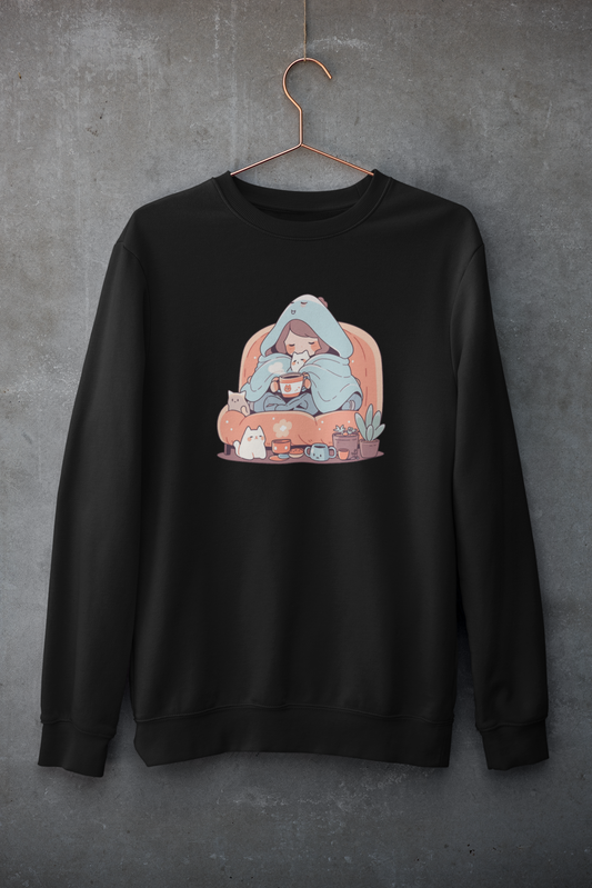 Cat Mom's Coffee Break Sweatshirt