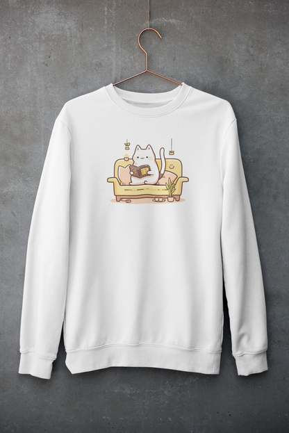 Bookworm Kitty Sweatshirt