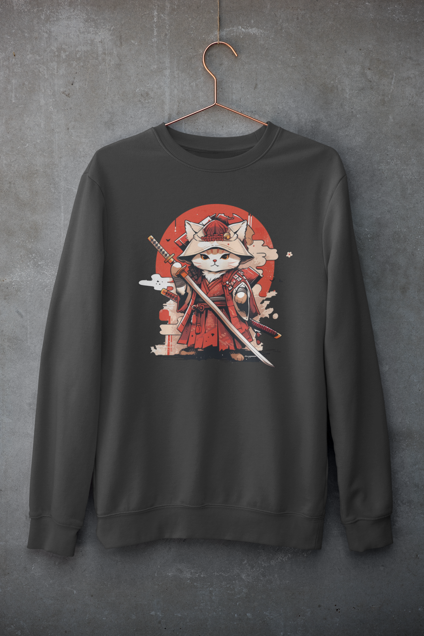The Legendary Samurai Cat Sweatshirt