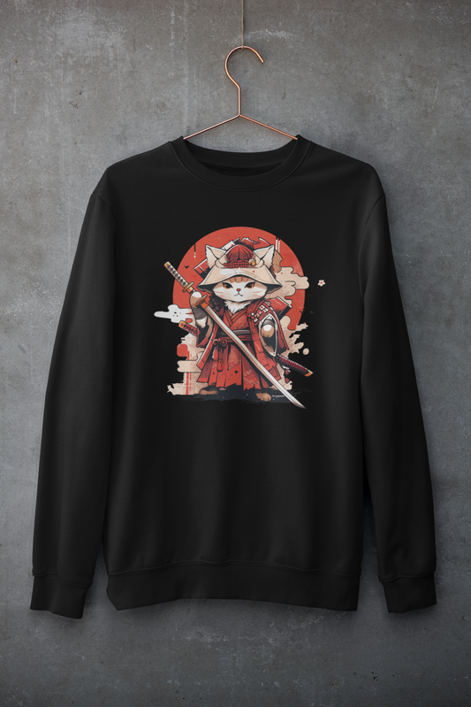 The Legendary Samurai Cat Sweatshirt