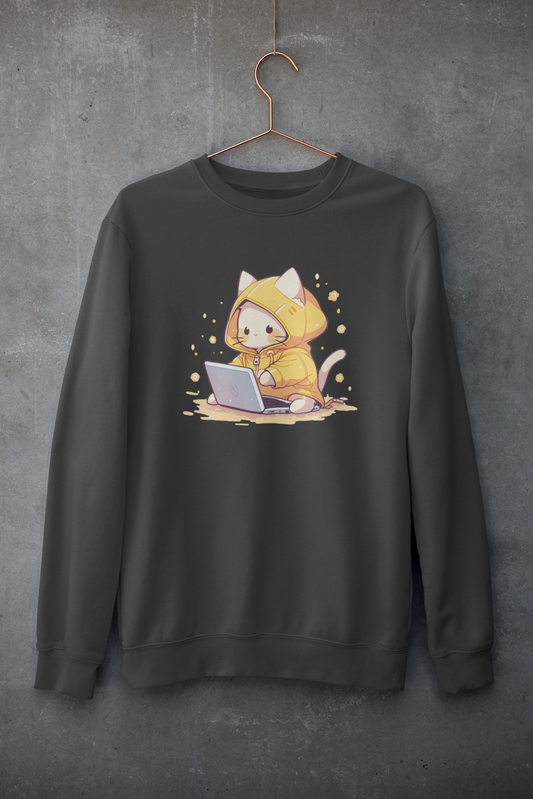 Kawaii Kitty Coder Sweatshirt