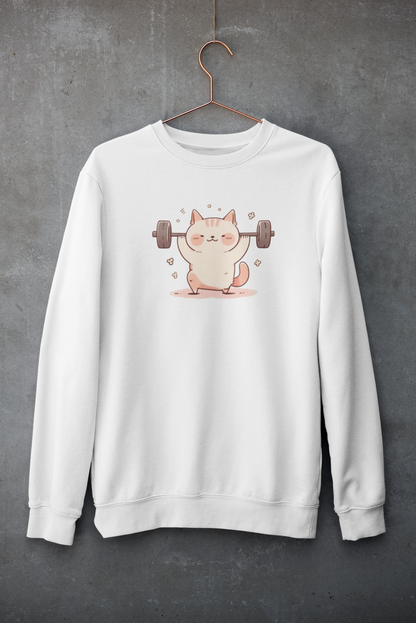 Purrfectly Strong Cat Sweatshirt