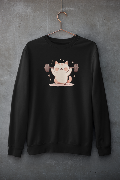 Purrfectly Strong Cat Sweatshirt