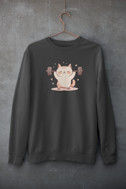 Purrfectly Strong Cat Sweatshirt