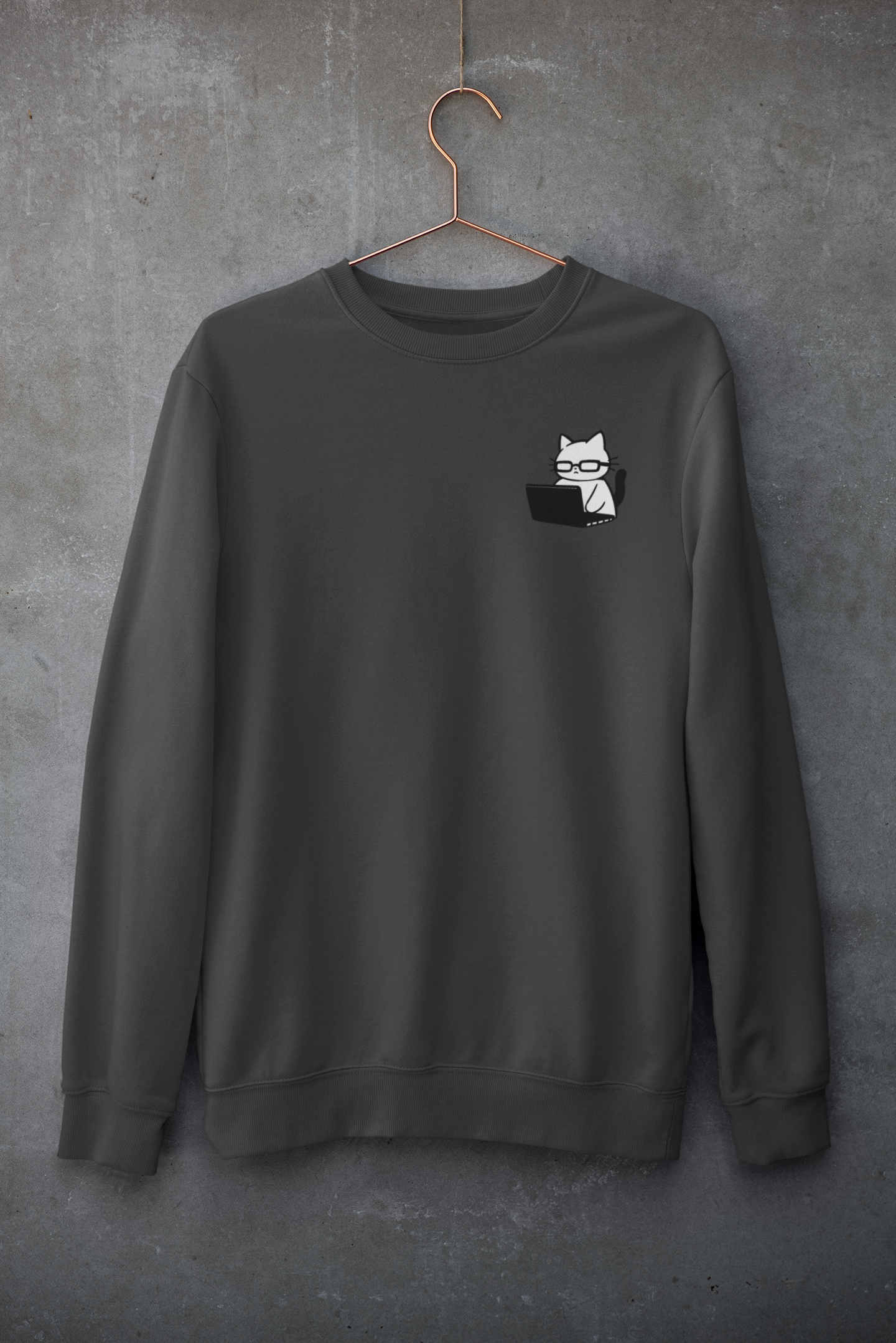 Nerd Cat Work Mode Sweatshirt