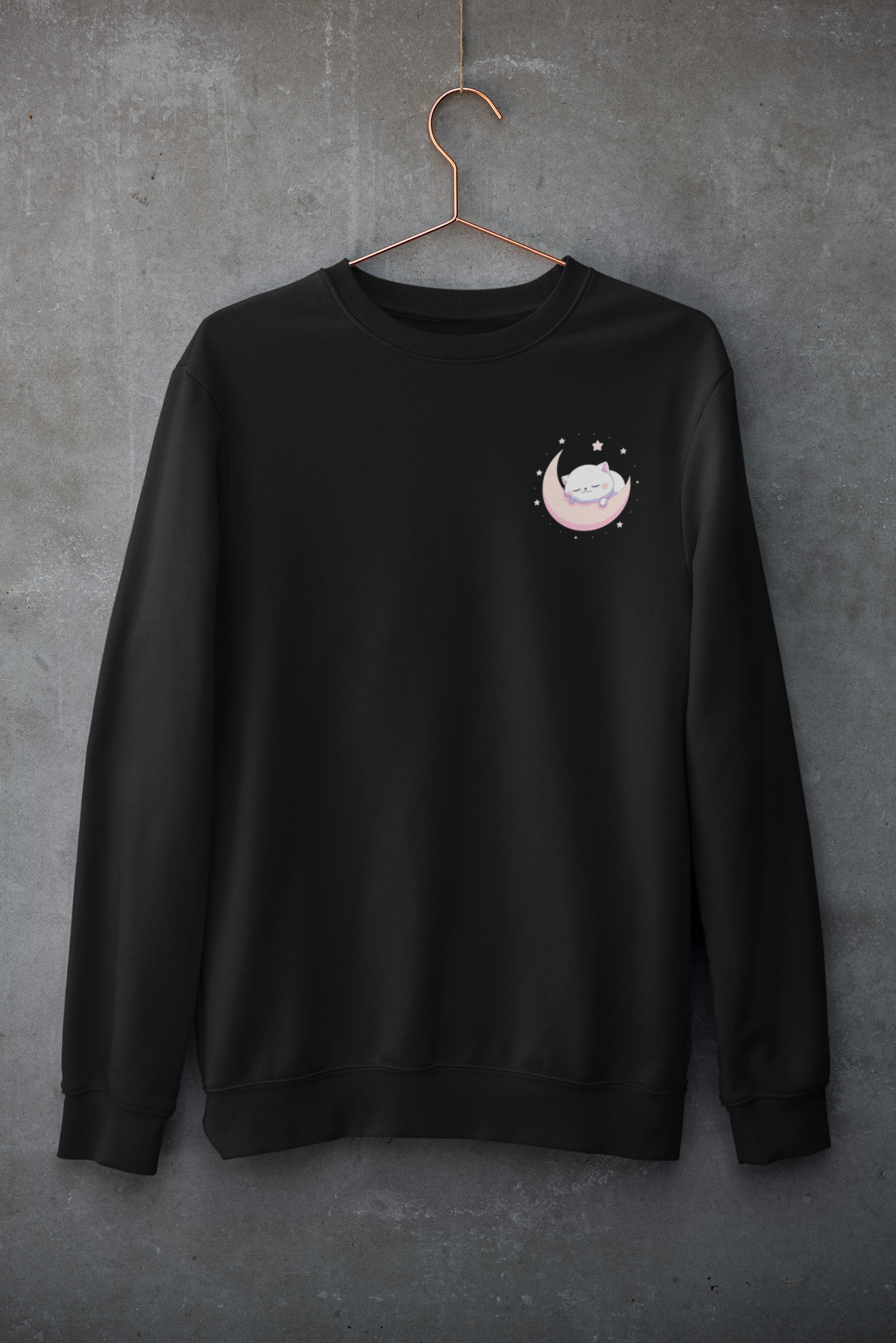 Crescent Cat Zzzzz Sweatshirt