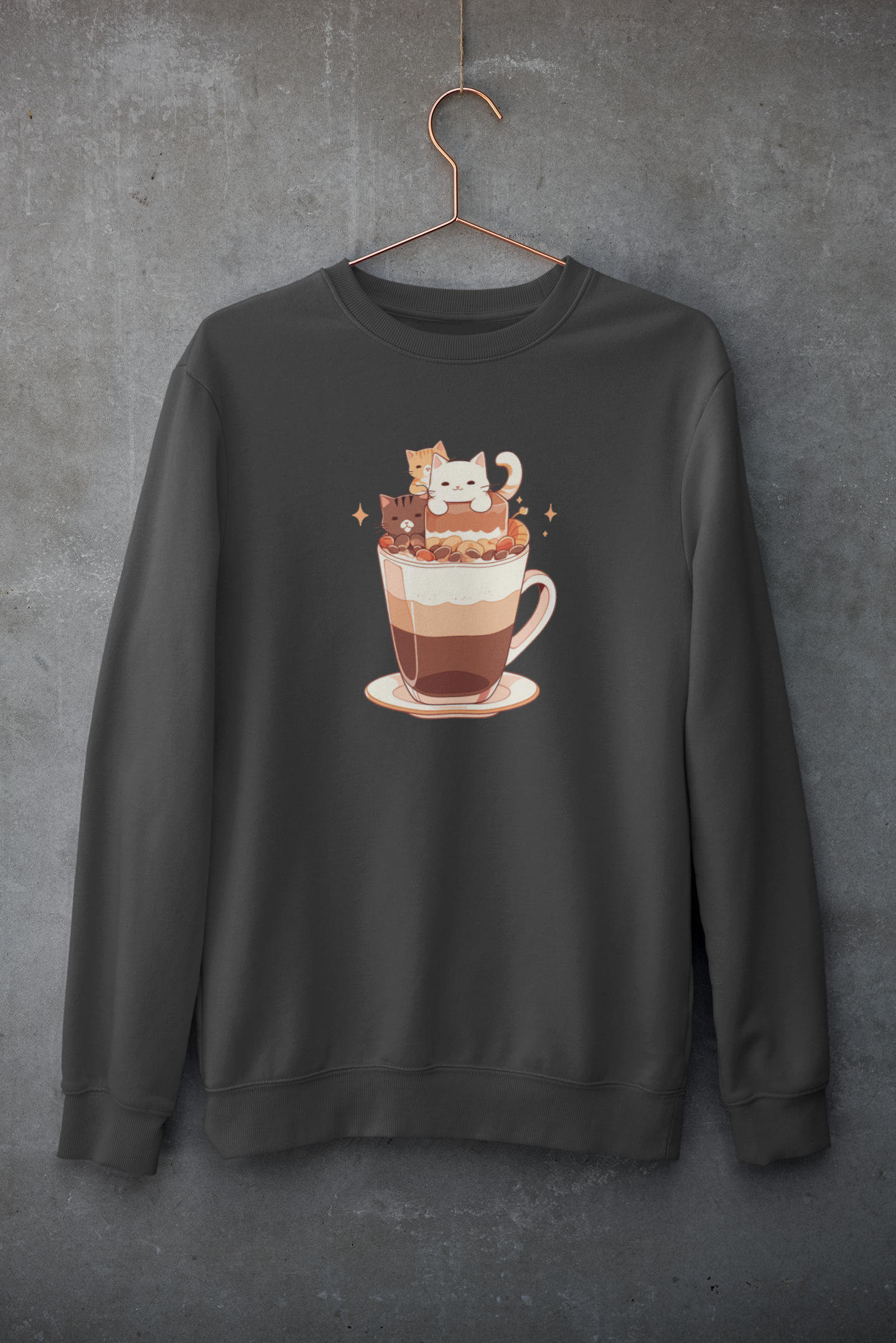 Catpuccino Crew Sweatshirt