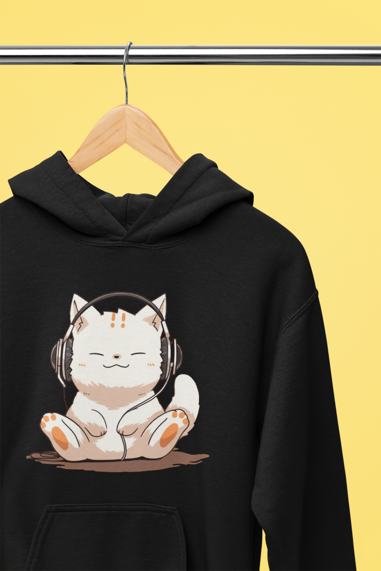 Meow-sic Lover's Hoodie – OsakaCat Meow-sic Lover's Hoodie – OsakaCat