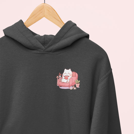 Quiet Time Cat Hoodie
