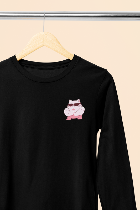 Macho Kitty Cozy Long Sleeve Tee