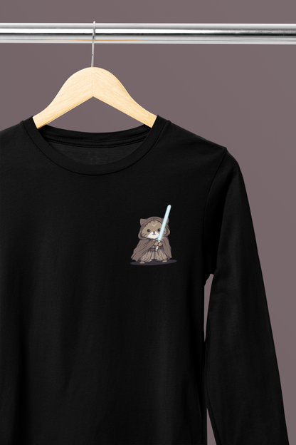 Galactic Cat Warrior Long Sleeve Tee