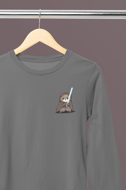 Galactic Cat Warrior Long Sleeve Tee