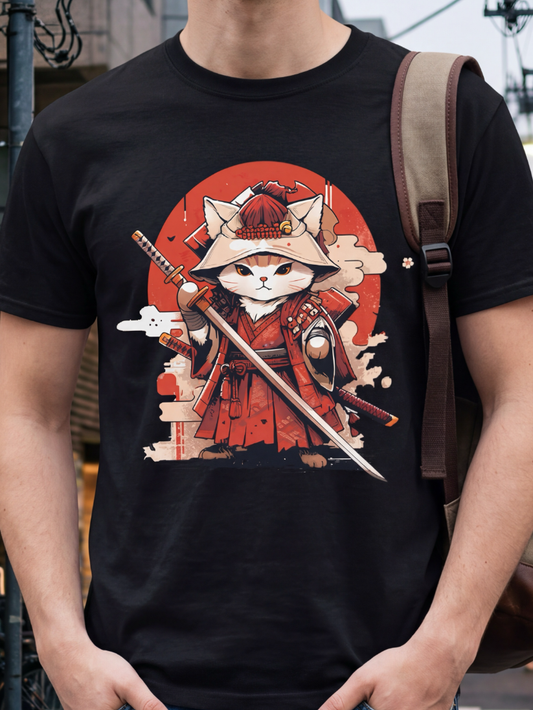 The Legendary Samurai Cat T-Shirt
