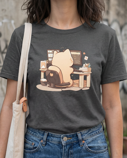 Tech-Savvy Cat T-Shirt
