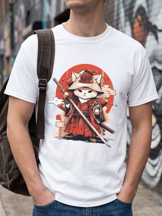 The Legendary Samurai Cat T-Shirt