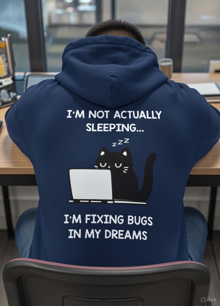 I'm Fixing Bugs in My Dreams Hoodie – OsakaCat