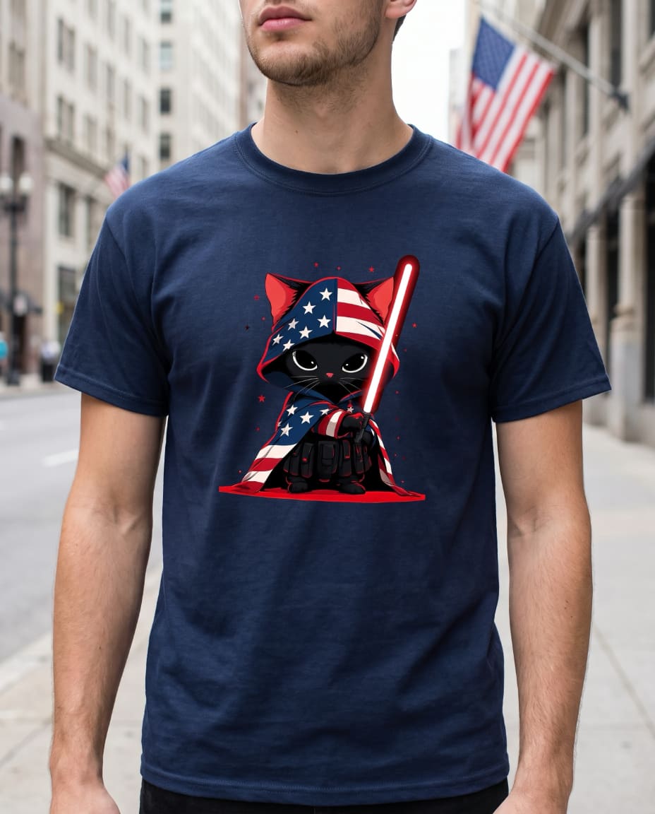 Patriotic Dark Lord Cat T-Shirt