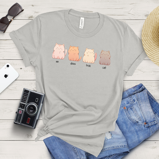 Un, Deux, Trois, Cat T-Shirt